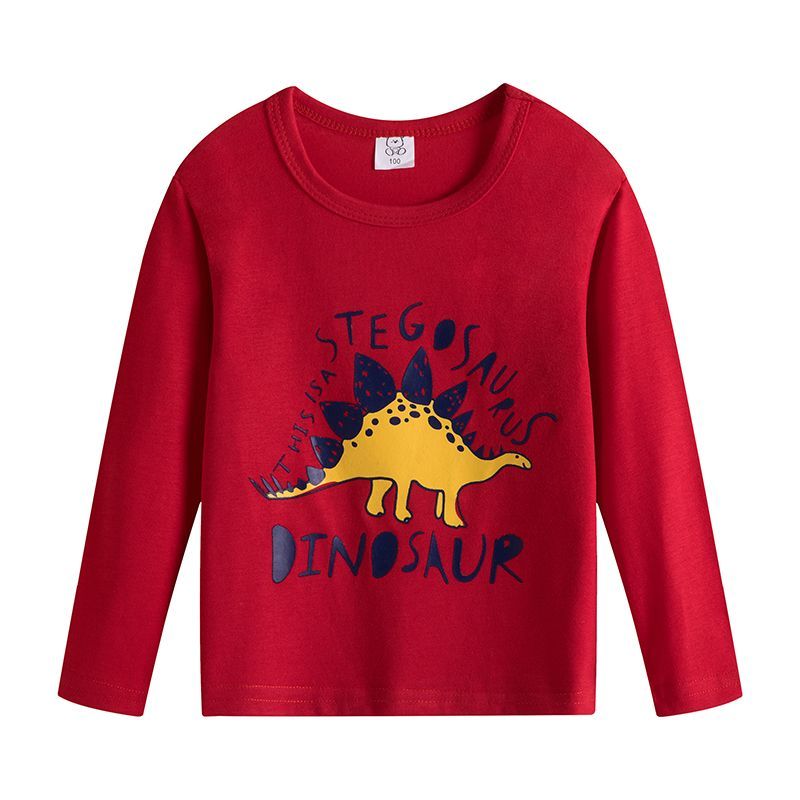 เสื้อยืดเด็ก เสื้อแขนยาวเด็ก ลายการ์ตูน สีสดใส่ ใส่สบาย มีหลายสีให้เลือก #20013 - รูปที่ 4