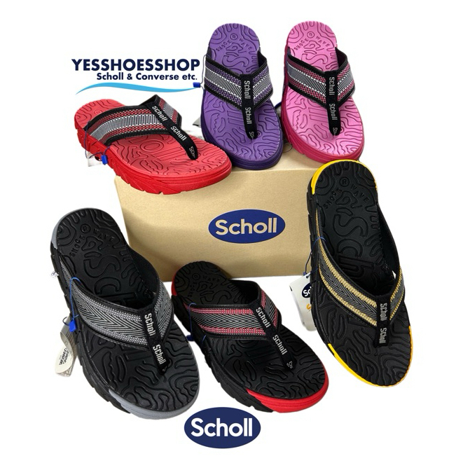 รองเท้าScholl แบบหนีบ รุ่น BrazillianII 958 เบอร์ 36 - 42 สินค้าลิขสิทธ์แท้ จากบริษัทสกอลล์ พร้อมส่ง