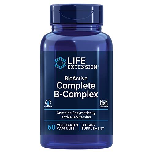 Life Extension BioActive Complete B-Complex / 60 vegetarian capsules