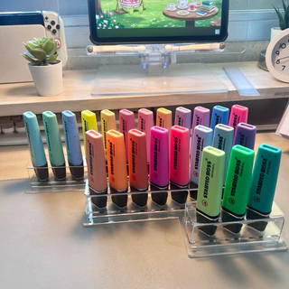 🌈(เก็บโค้ดหน้าร้าน)กล่องใส่ปากกาอะคริลิคใส (พร้อมส่ง)