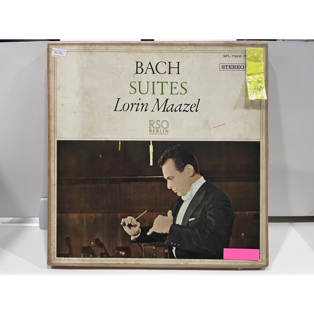 2LP Vinyl Records แผ่นเสียงไวนิล BACH SUITES LORIN MAAZEL SFL-7926-7   (H1F3)