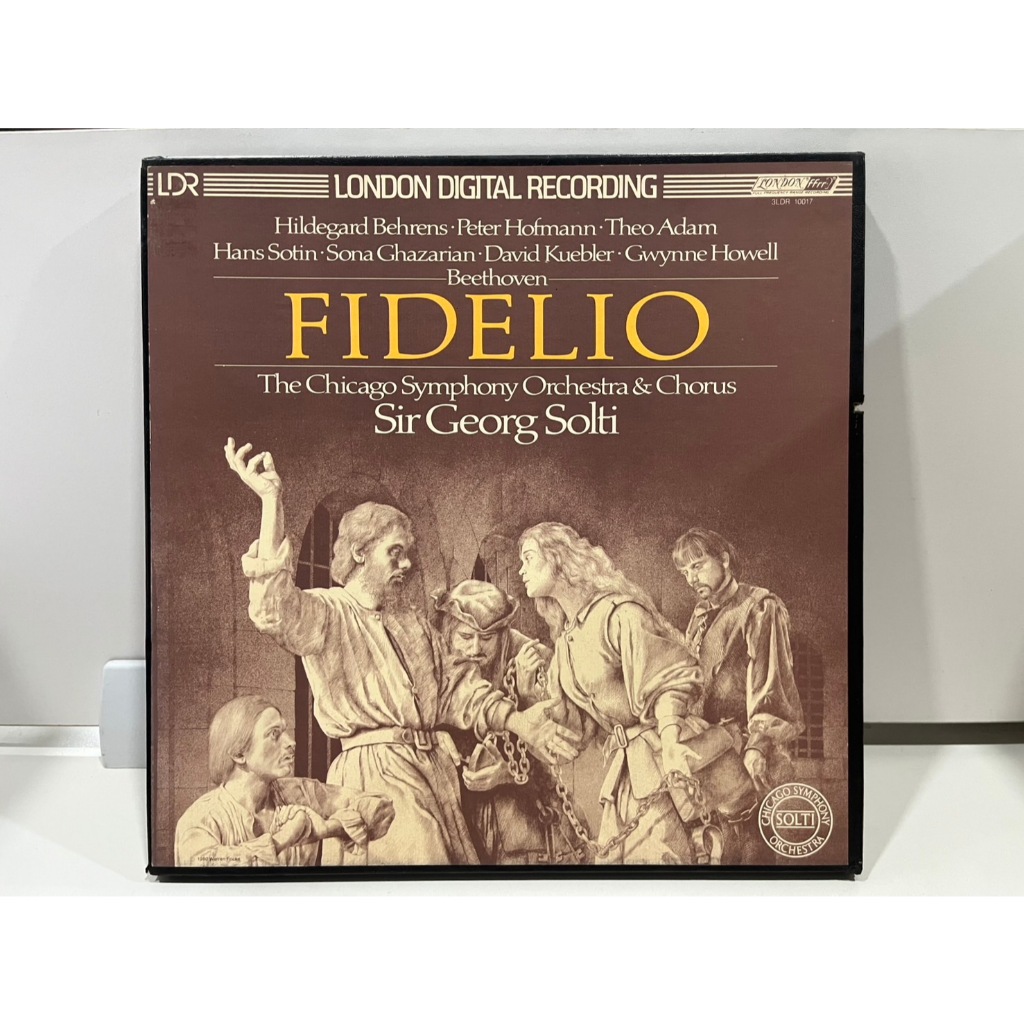 3LP Vinyl Records แผ่นเสียงไวนิล  FIDELIO SIR GEORG SOLTI 3LDR 10017  (H1F20)