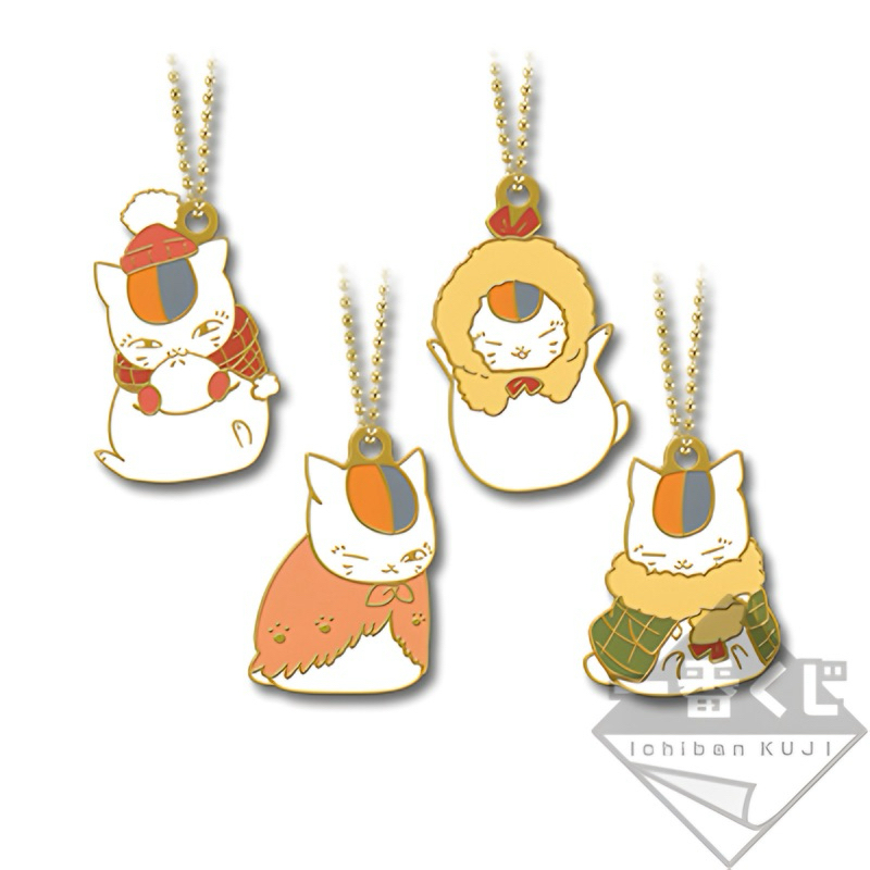 พร้อมส่ง ของสะสม อนิเมะ นัตสึเมะ | Ichiban Kuji Natsume Yuujinchou ~ Nyanko Sensei and Warm Weather Prize G Metal Charm