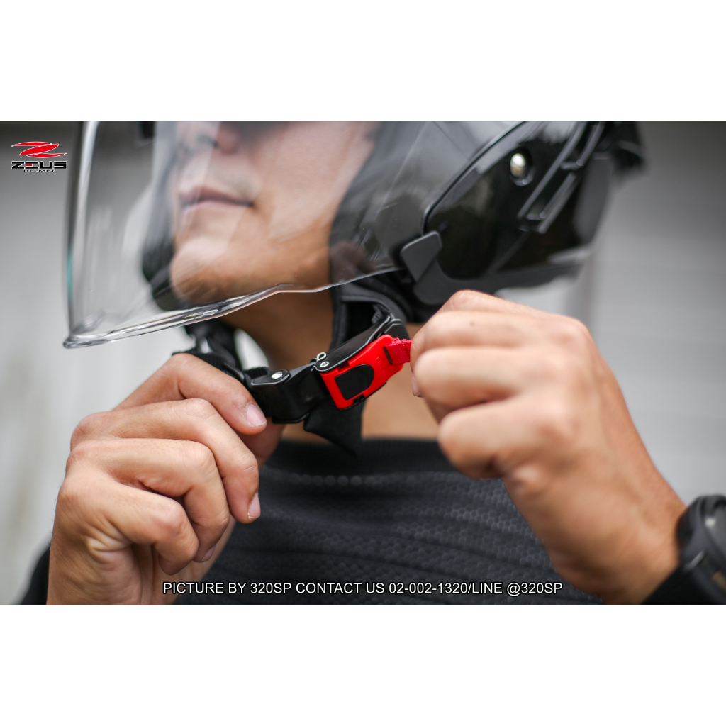 แถมฟรีสปอยเลอร์!! หมวกันน็อคครึ่งใบ ZEUS รุ่น ZS-631 ของใหม่ 2025 ส่งไว!! 320SP!!!!! - รูปที่ 7