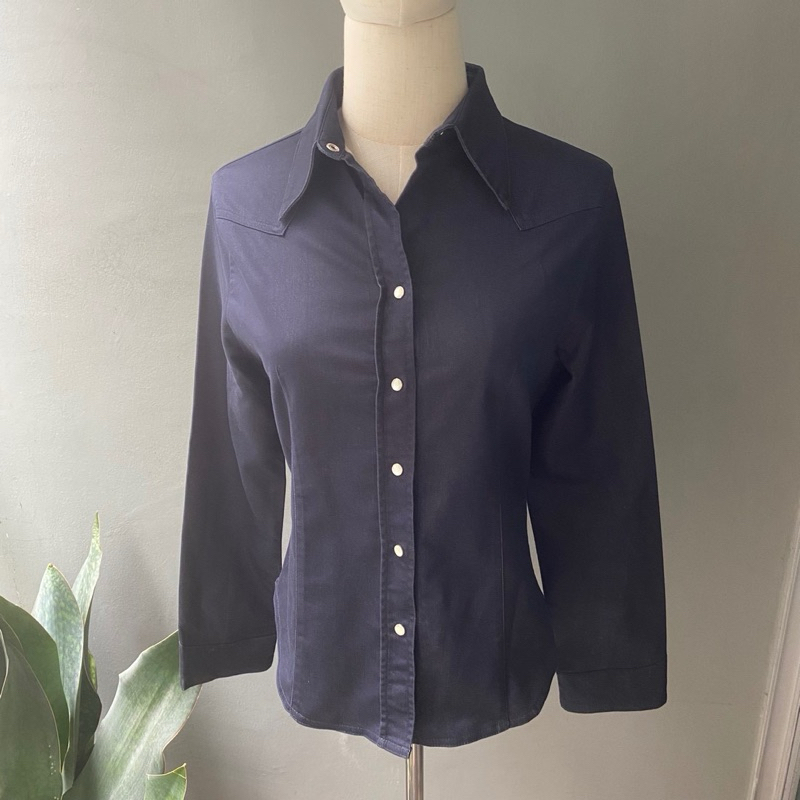 USED Espada denim shirt มือสอง สภาพดี