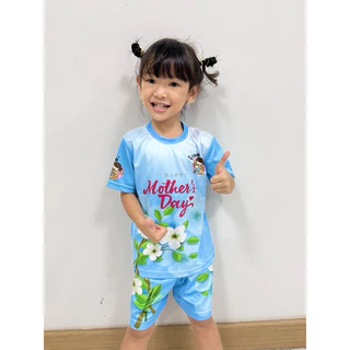 เสื้อวันแม่ชุดเด็กใส่วันแม่ ผ้านิ่มใส่สบาย