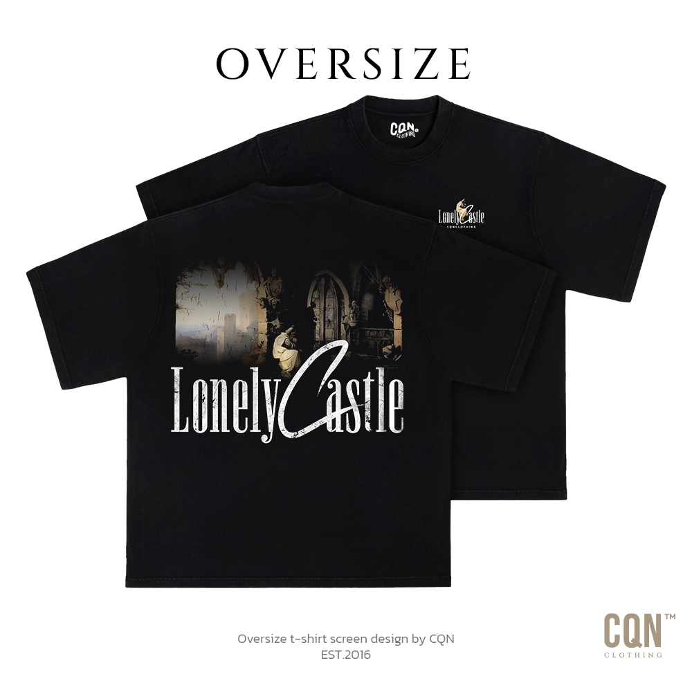 CQN | OVERSIZE [Lonely Castle] ผ้าหนานุ่ม คอแคบ ไม่ย้วย