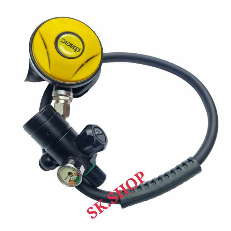 Superwell รุ่นยาว60mm Regulator HUBEN POWER BLACK HAWK  ชุดปรับแรงดันดำน้ำ ปรับแรงดันหายใจใต้น้ำ CO2 - รูปที่ 4