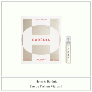 Hermes Perfume Vial 2ml, Terre d'Hermes, H24, Barenia, Twilly d'Hermes, L'ambre des Merveilles