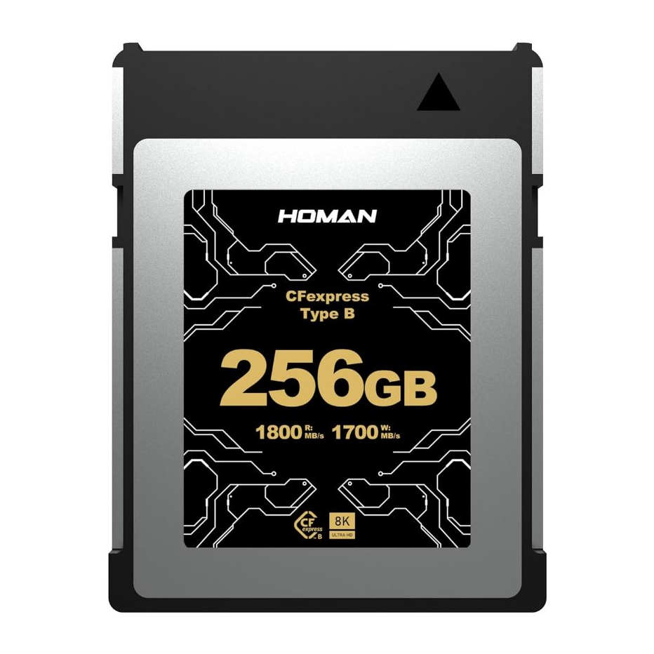 Homan CFexpress Type-B Memory Card – การ์ดความเร็วสูง ถ่าย RAW และ 8K รองรับกล้องโปร Nikon / Canon