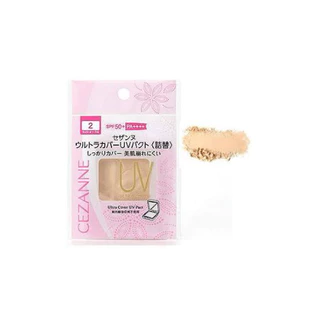 🇯🇵(พร้อมส่ง/แท้)🇯🇵แป้งผสมรองพื้น(สีชมพู) Cezanne Ultra Cover UV Foundation Powder SPF 50+/PA++++