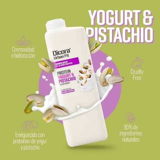 Dicora Urban Fit Yogurt & Pistachio Protein Bath Gel 750 mlเจลอาบน้ำ