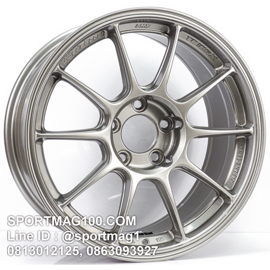 ล้อแม็กซ์ AOW TC105X ขอบ17นิ้ว 5รู114 สี TS TITAN กว้าง8.5นิ้ว ET32 [21981]