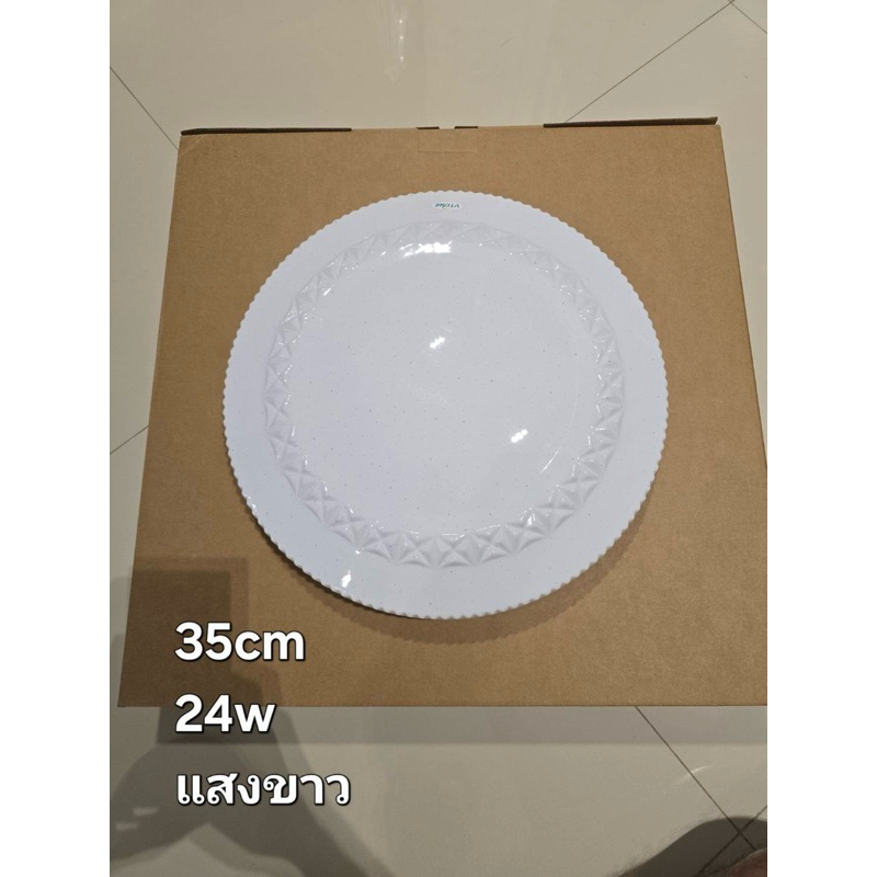 โคมไฟเพดานLED ลายเพชรกลม 24w 36w 50w 60w - รูปที่ 3