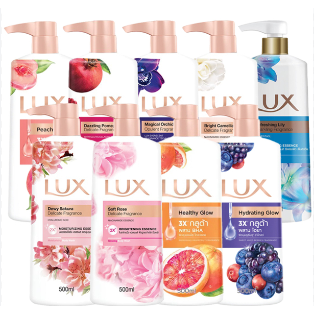 ลักส์ ครีมอาบน้ำ ขวดปั๊ม 450 มล.