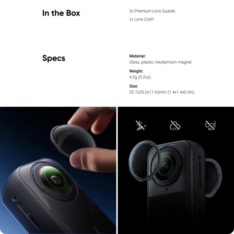 Insta360 X5 Premium Lens Guards รับประกัน 1 ปี thumbnail 6