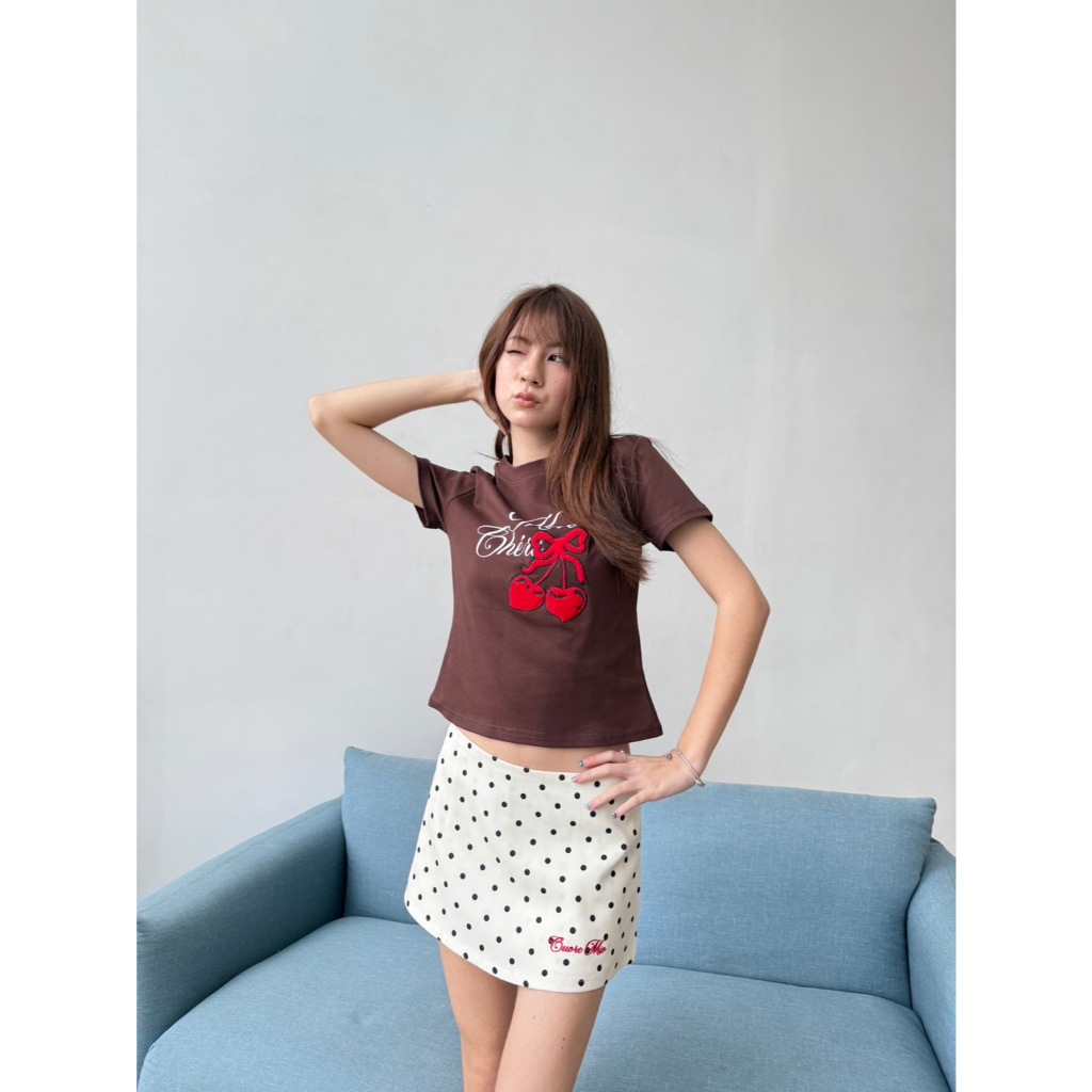 Sunny Baby Tee งานสกรีน+งานปัก ดีเทลน่ารักมากๆ ผ้าเนื้อนุ่ม - รูปที่ 3