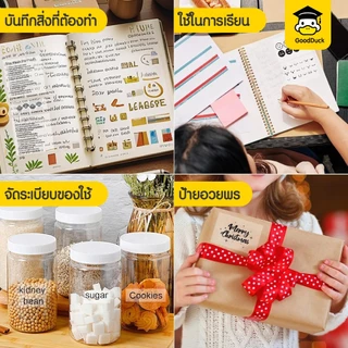 สติ๊กเกอร์ความร้อน สติกเกอร์ใสขุ่น สติ๊กเกอร์PVC 30x20 40x30 50x30mm ไม่ต้องใช้หมึก Thermal sticker