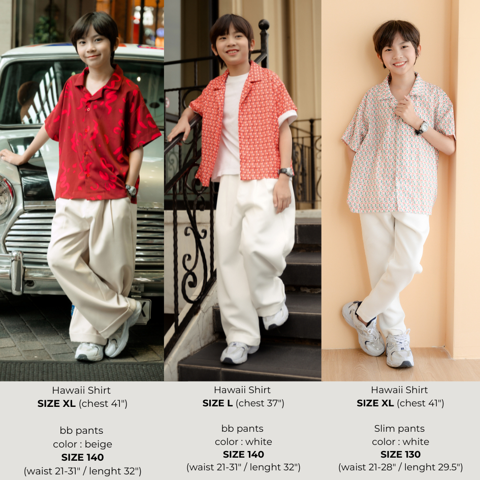 เสื้อฮาวาย เสื้อเด็ก ครอบครัว ไซซ์เริ่มน้อง 8 เดือนจนถึงผู้ใหญ่อกใหญ่สุด 57นิ้ว ราคา ถูกที่สุด ดีลบีเคเค แกลเลอรีภาพที่ 6