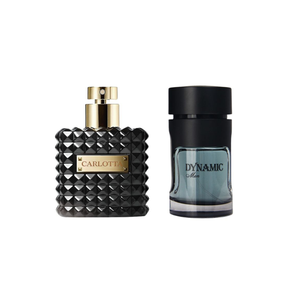 น้ำหอม Carlotta แพคคู่สุดคุ้ม Black Absolute +Dynamic