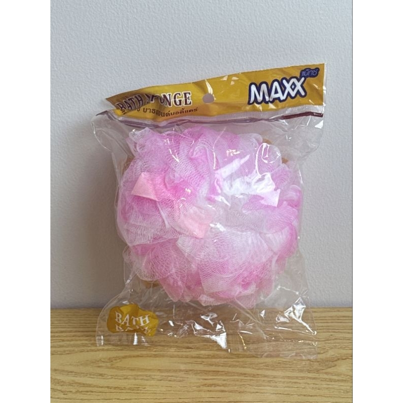 1ชิ้นคละสีเท่านั้น (สั่ง4ได้ครบสี) ใยถูตัว ฟองน้ำ ใยอาบน้ำ ใยขัดตัว แม็กซ์ บาธแอนด์ บอดี้ - รูปที่ 3