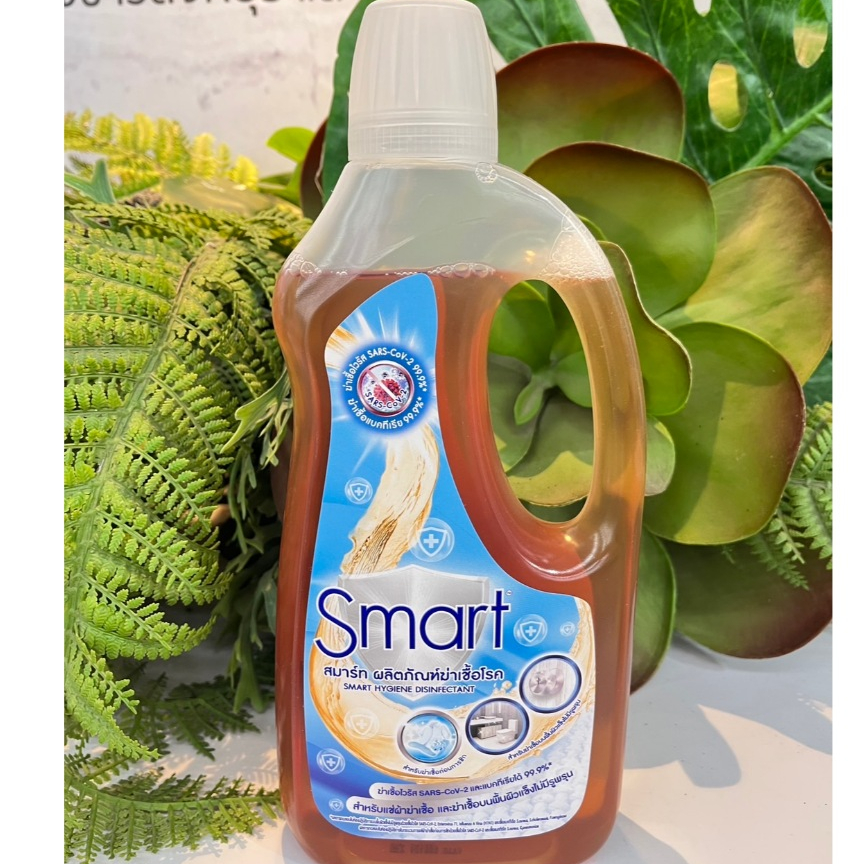 Smart สมาร์ท ผลิตภัณฑ์ฆ่าเชื้อโรค และแบคทีเรียได้ 99.9% ปริมาณสุทธิ 750 มล.