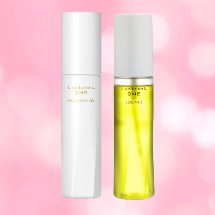 Lebel ONE ESSENCE AND EMULSION OIL 90 ML. ช่วยดูแลหนังศีรษะ และเส้นผมเสริมสร้างเกราะป้องกัน เพิ่มความชุ่มชื้นในทันที