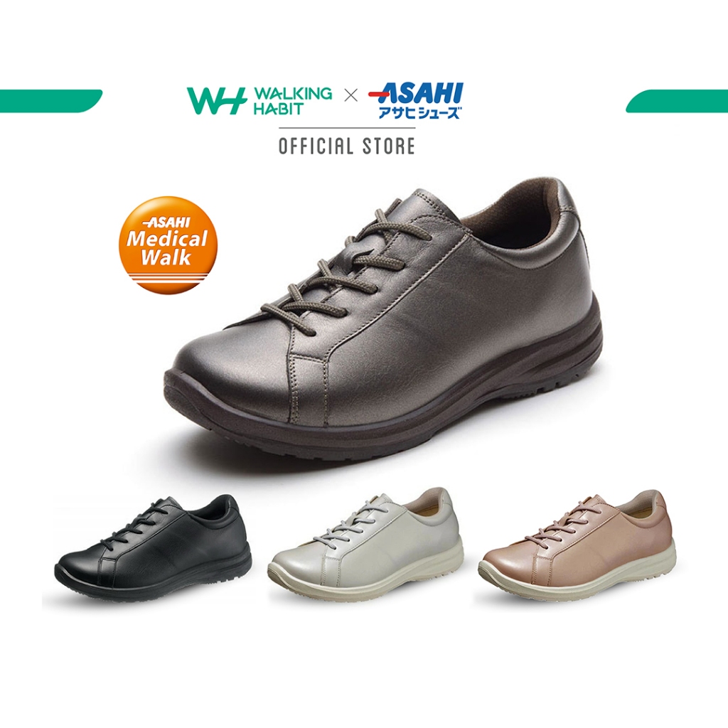 Asahi Medical Walk (Women's) รองเท้าสุขภาพเซฟเข่า เดินหมื่นก้าวก็ไม่ปวดเท้า [AMW-WK L001]