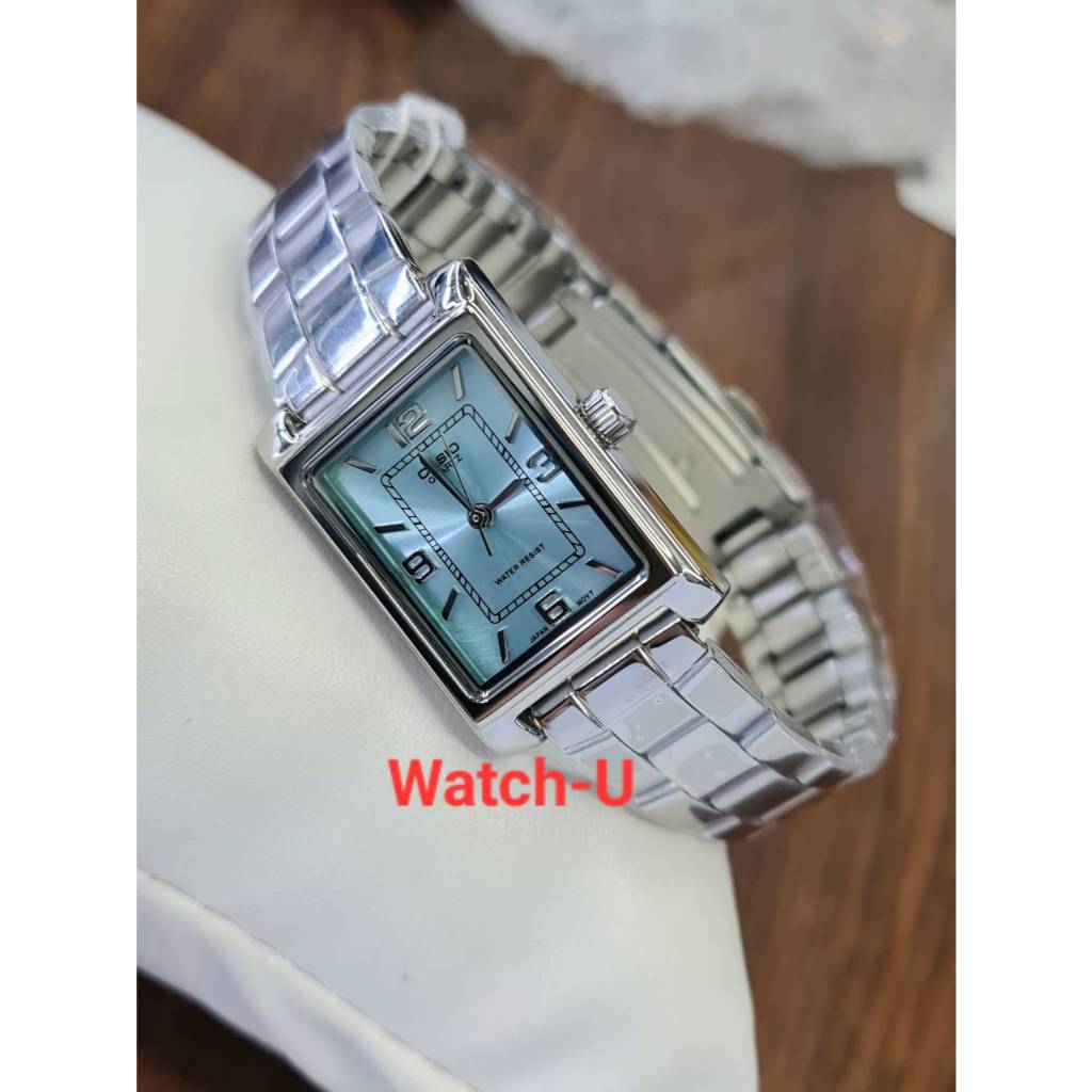 นาฬิกาผู้หญิง Casio หน้าปัดสีฟ้า LTP-1234 รุ่น LTP-1234DD-2A / LTP-1234DD-2