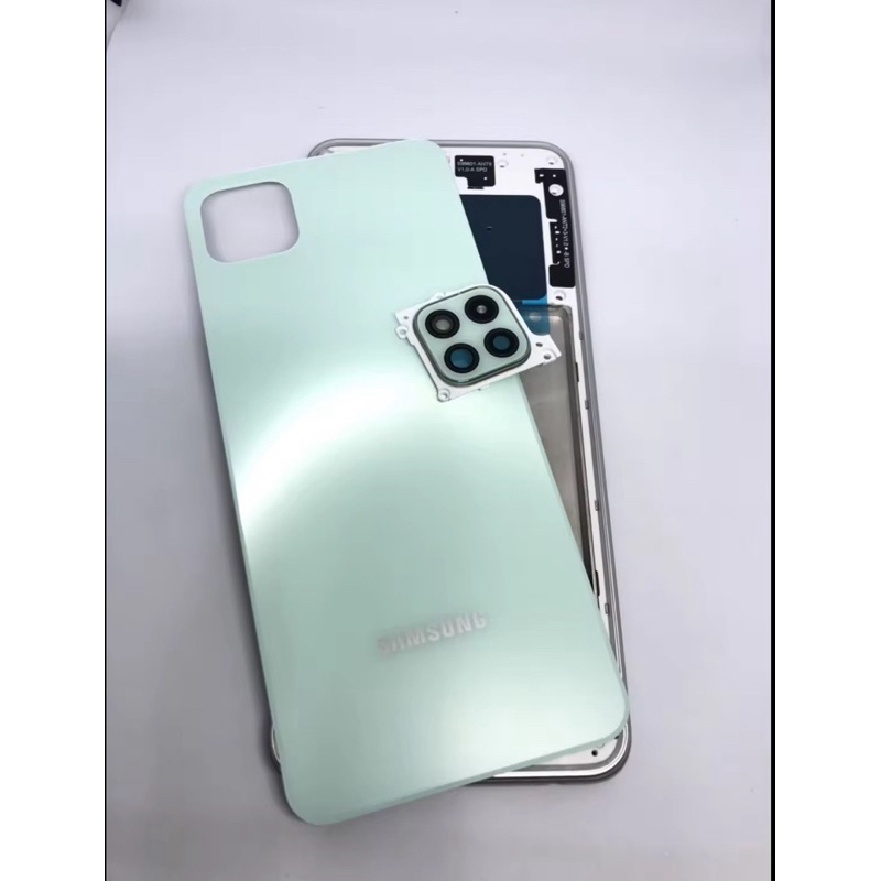 บอดี้ Samsung A22 5G เคสกลางพร้อมฝาหลัง ใหม่ พร้อมเครื่องมือ อะไหล่มือถือ Body Samsung A22 5G