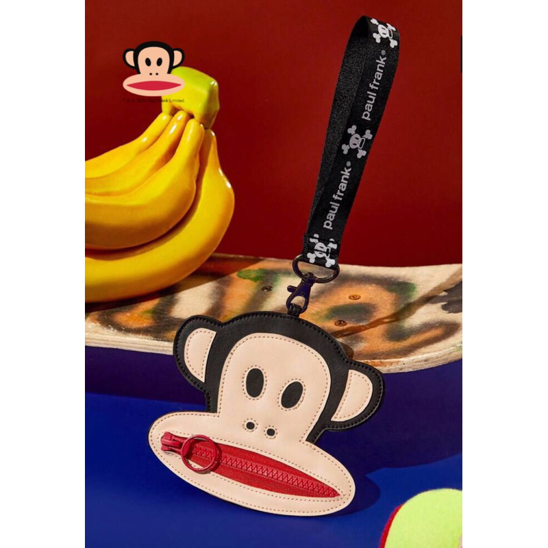[พร้อมส่ง🇹🇭] กระเป๋าพวงกุญแจใส่เหรียญ Paul Frank©️ 100% official licensed product