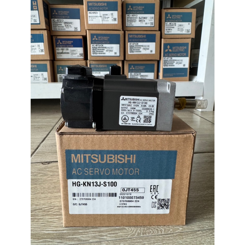 AC SERVO MOTOR MITSUBISHI : HG-KN13J-S100 ราคารวมVat มีสต๊อกในไทย