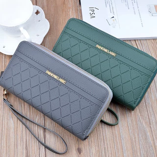 (GC-051)กระเป๋าสตางค์ 2 ซิปโลโก้ สีทอง