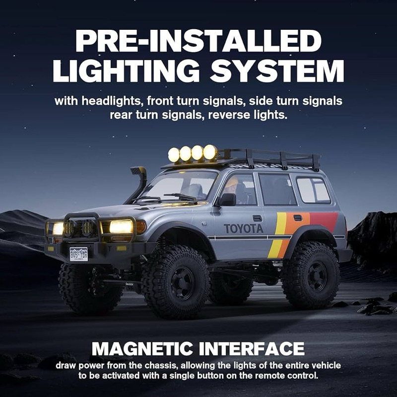 Fms 1:10 Fcx10 Lc80 Toyota Land Cruiser 80 RTR Send from BANGKOK 🇹🇭