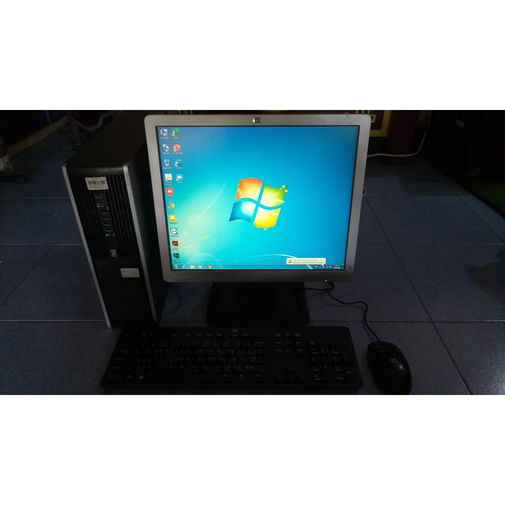 ชุดคอมมือสอง HP 8100 Elite SFF CPU Intel Core i5-650 3.2 GHz RAM DDR3 2 GB HDD SATA 320 GB  LCD 17″ 