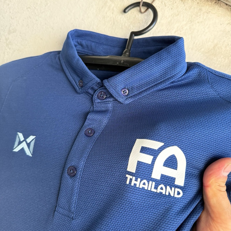 WARRIX เสื้อโปโลแขนสั้น ฟรี โลโก้ FA THAILAND WA-3315/3324