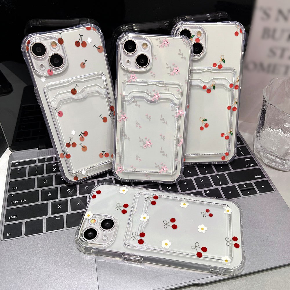 Card Holder เคส For iPhone 14 17 Pro Max 11 13 15 16 12 17 Air XR X Xs 7 8 Plus 16promax 15promax TPU เคสโทรศัพท์มือถือ