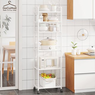 DoCo[ล้อหมุนได้ 360 องศา]ชั้นวางของ ชั้นวางของใช้ในครัว กันน…