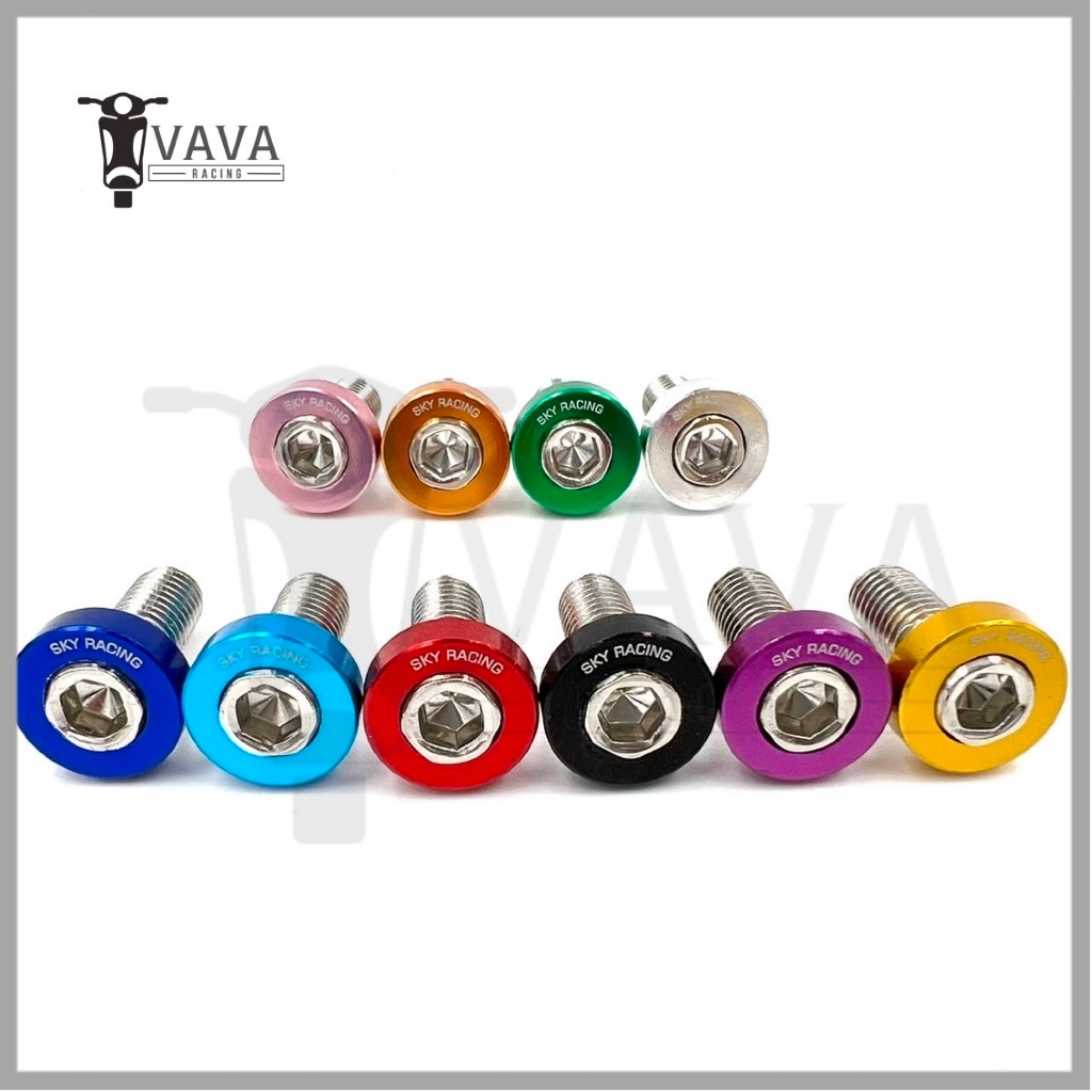 น็อตจานดิส เบอร์ 12 / เบอร์10 / No.12 / No.10 / น็อตขันจานดิส / จานดิส / น็อตล็อคจานดิส / หัวจม 6 เหลี่ยม / M8