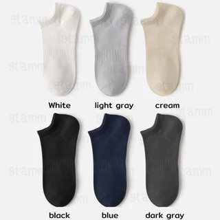 ถุงเท้า​ข้อสั้น สไตล์เกาหลี ผ้า cotton นิ่ม ช่วยซับเหงื่อกันอับเท้า #PE68