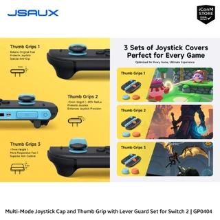 [ส่งทันที] JSAUX - Multi-Mode Joystick Cap for Switch 2 [GP0404] ปุ่มจอยสำหรับ Nintendo Switch 2 [สินค้าแท้100% ผ่อน0%]