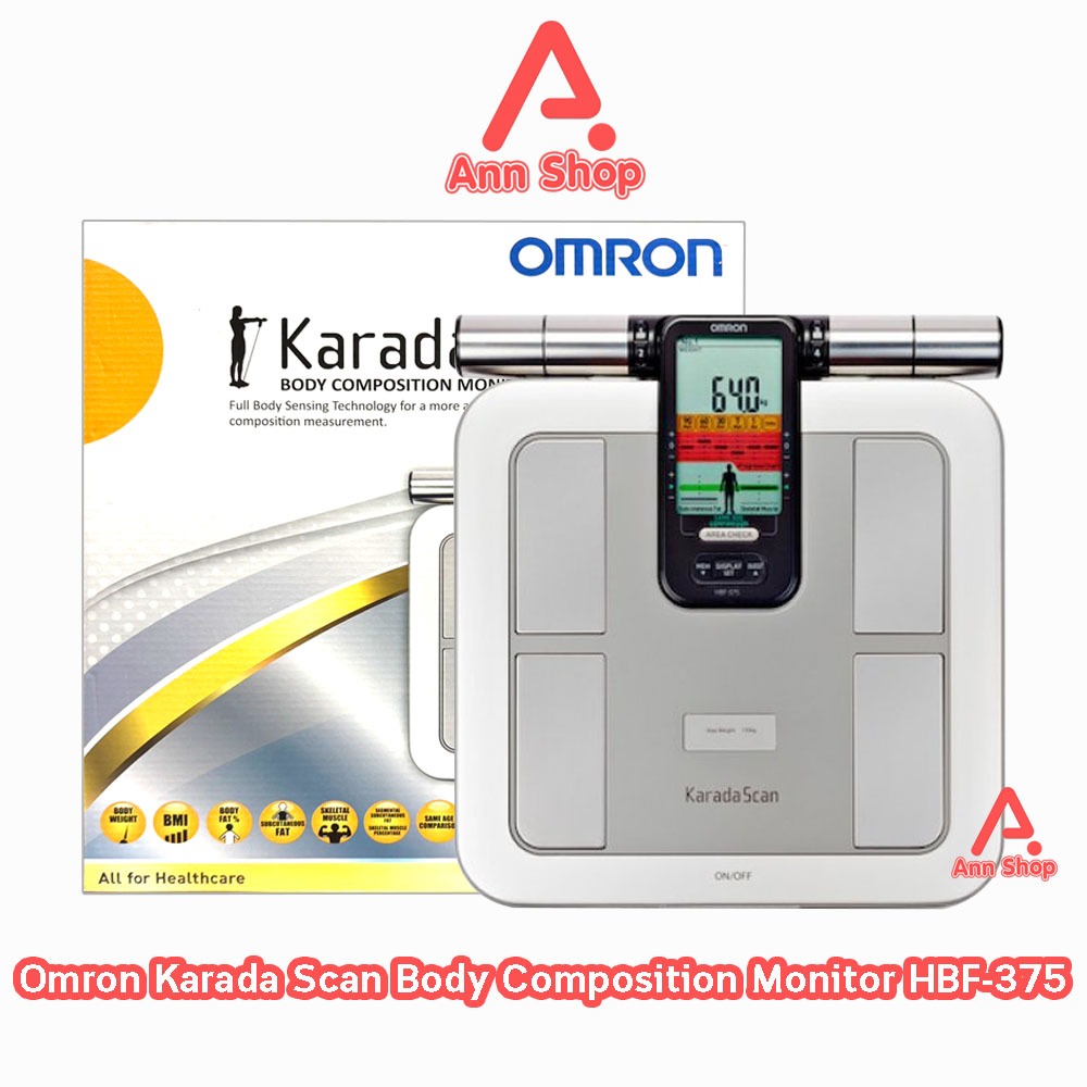 Omron Body Composition Monitor HBF-375 ออมรอน เครื่องชั่งน้ำหนัก เครื่องวัดดัชนีมวลกายEE 2204 เครื่อ
