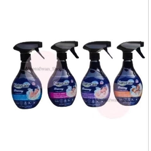 Natucair Dreamy Fabric Spray สเปรย์กำจัดไรฝุ่น สูตรกลางคืน ขนาด 400 มล.