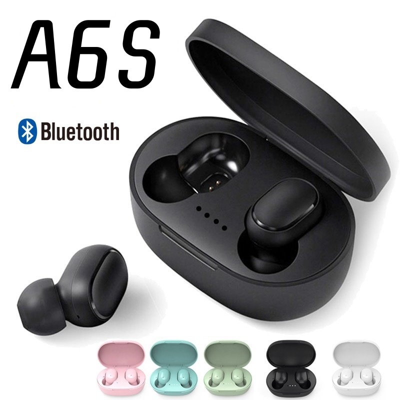 JFQ A6S TWS Bluetooth 5.0 Earphone Low Latency Wireless Headphone Stereo Sport Earbuds Microphone