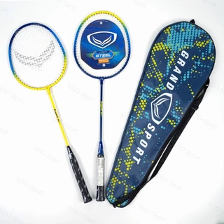 ไม้แบดมินตันแพ็คคู่ Grand Sport รุ่น Dragonic # 372214 แถมฟรี ลูกแบดพลาสติกเกรดA
