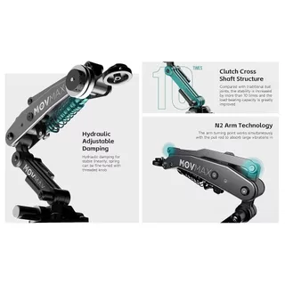 [กรุงเทพฯส่งด่วน] Movmax Blade Arm แขนจับกล้องกันสั่น สำหรับรถถ่ายภาพ ถ่ายวิดีโอนิ่ง ระดับมืออาชีพ