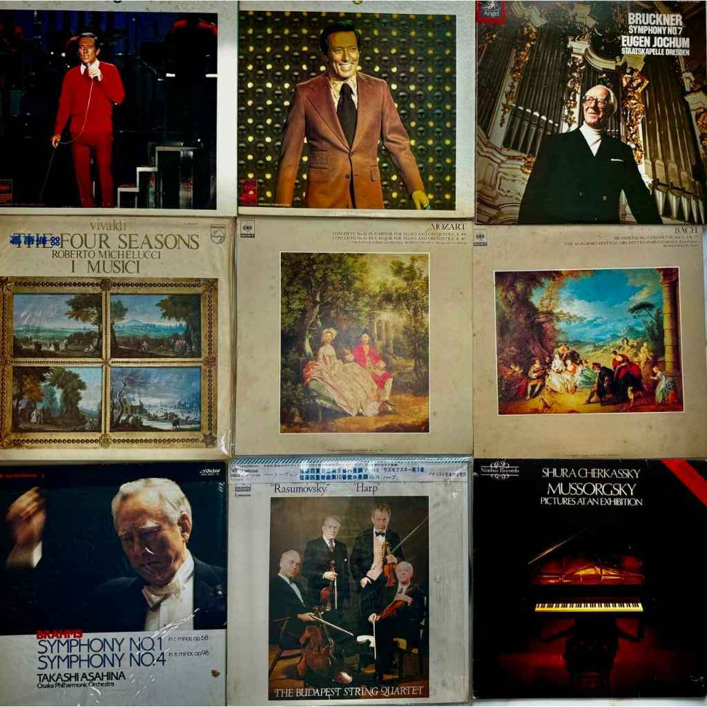 กล่องสุ่มแผ่นเสียงไวนิลสุดคุ้ม LP ขนาด 12 นิ้ว 100 แผ่น สุ่มเพลงสากล B2-15