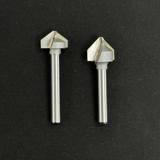 ดอกเซาะ ดอกคอมโพสิท 90 / 108 องศา ก้านขนาด 6 mm - V-GROOVE BIT แบรนด์ 4Mills