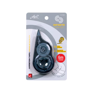 เทปลบคำผิด Elfen รุ่น Infinite ขนาด 5mm.x6M คละลาย (จำนวน 1 อัน)