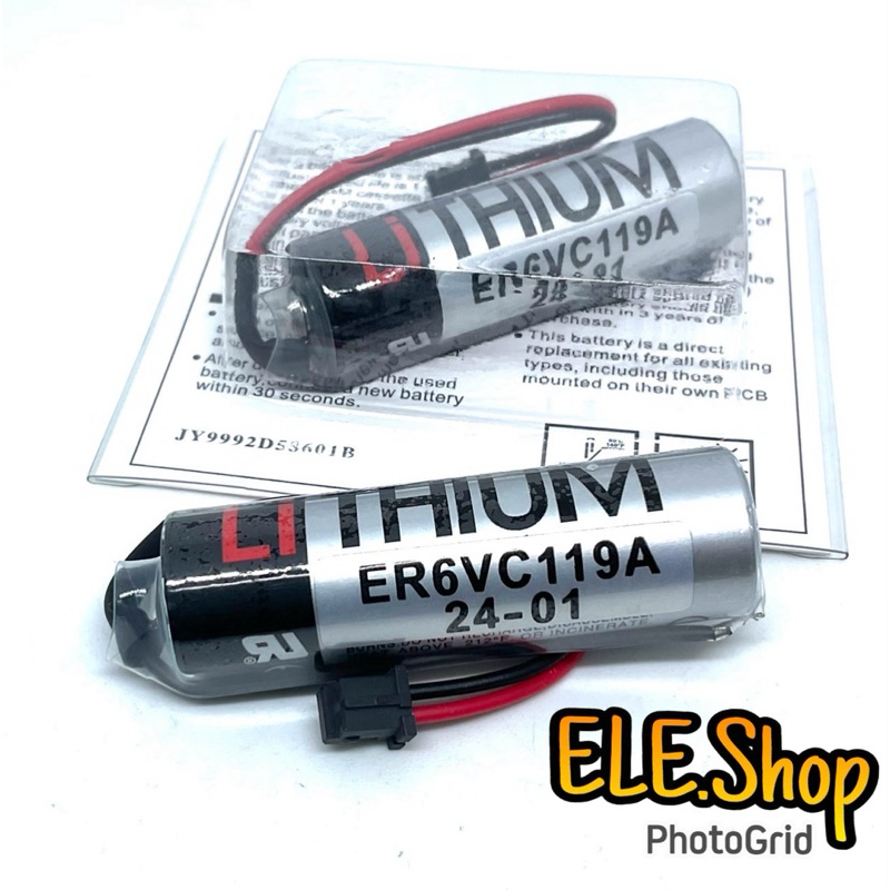 แบตเตอรี่ER6V119A PLC แบตเตอรี่ ER6V 3.6V แบตเตอรี่ลิเธียม Made In Japan
